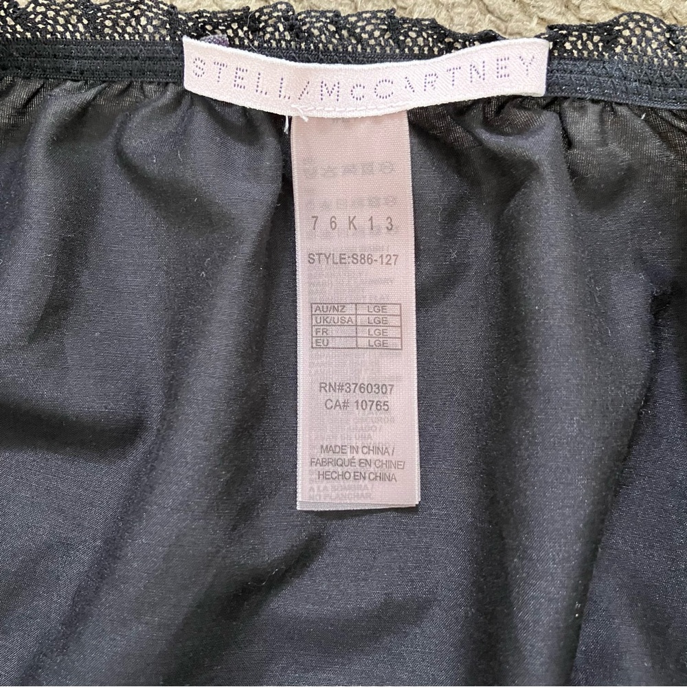 New Stella McCartney Monday Days Of The Week Panties Floral Embroidered Large - Picture 5 of 8